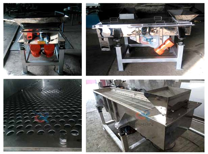 不锈钢直线筛分机细节